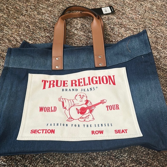 True Religion Handbags - True religion tote navy retail $98